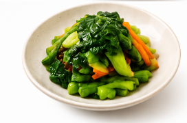 Plate of mixed vegetables